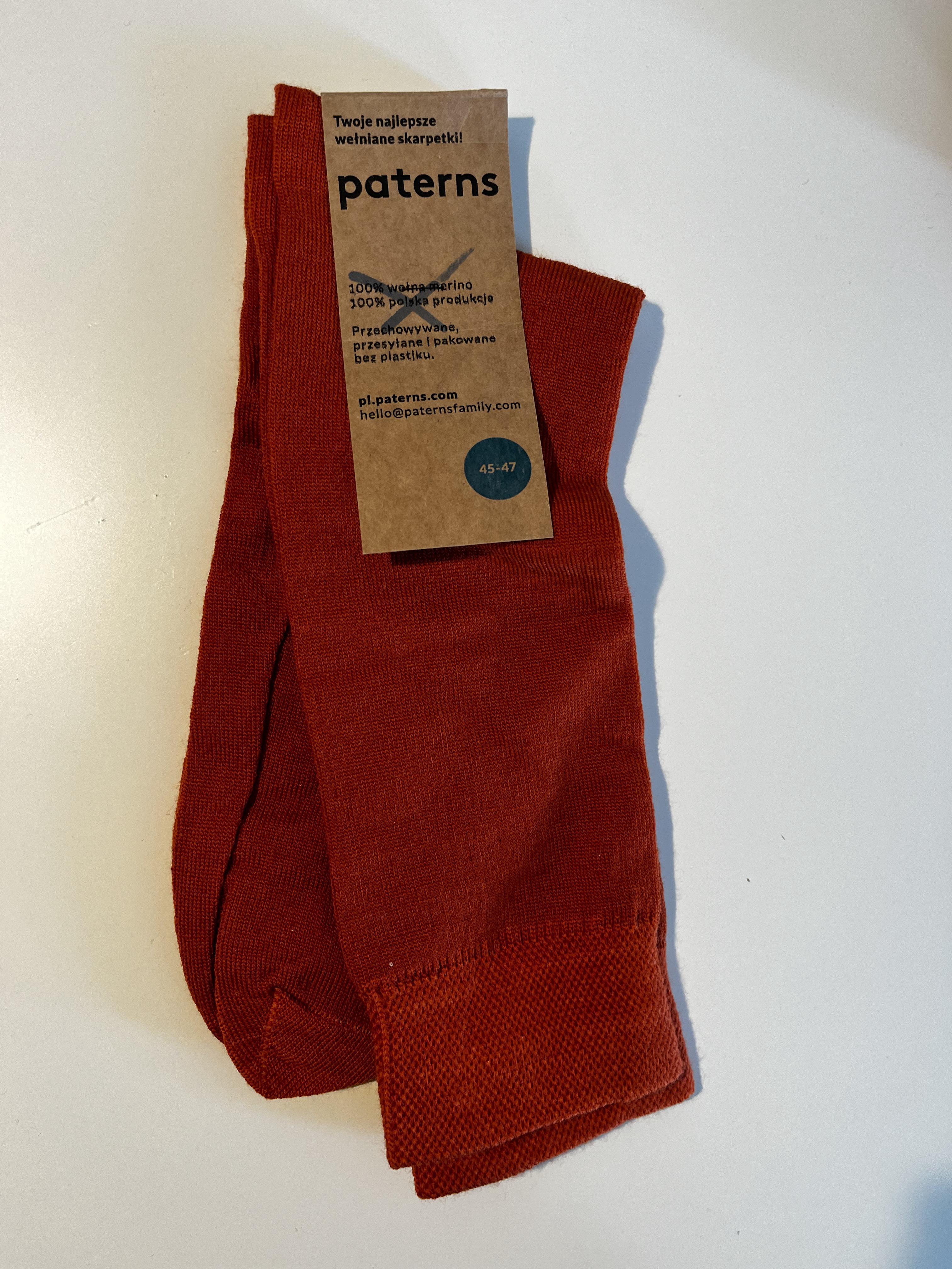 Skarpety z wełny merino