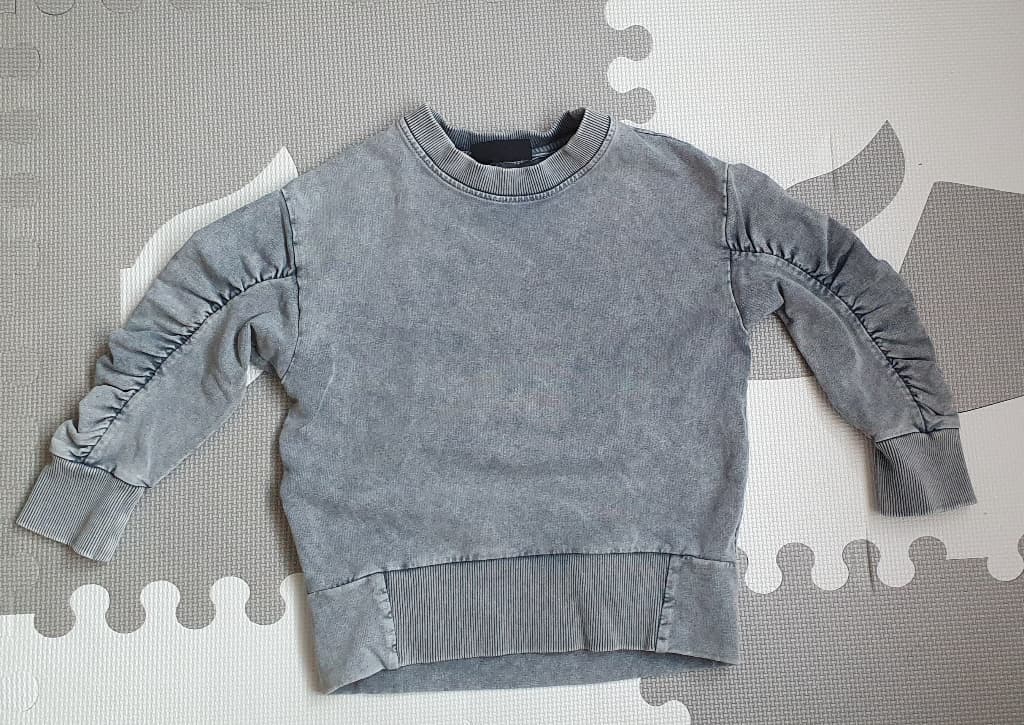 Vintage Grey Puff Sweatshirt