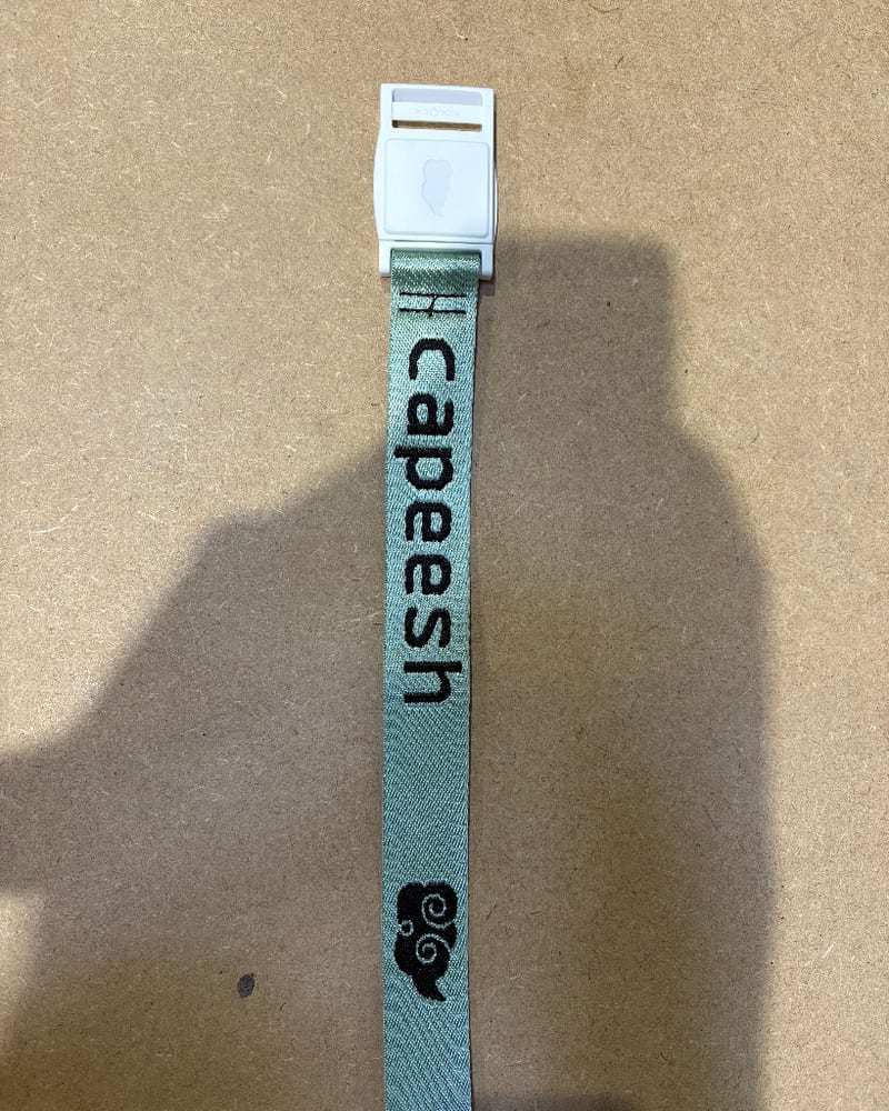 belt #66 with white buckle 