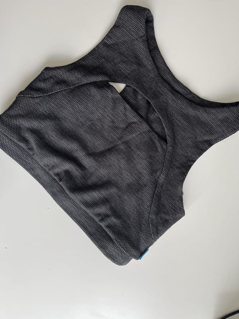 Stanik sportowy, 100% merino
