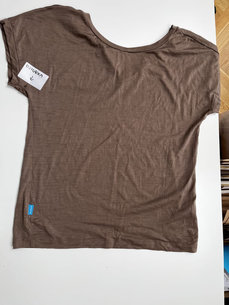 T-shirt z wełny merino